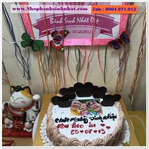 Bánh Sinh Nhật In Hình Ảnh - H516